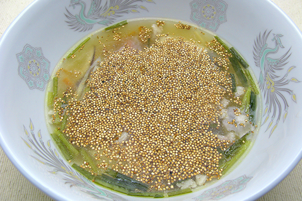 ローストキヌアのスーラータン